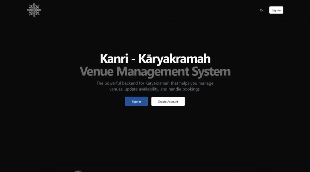 Kanri | Kāryakramah background